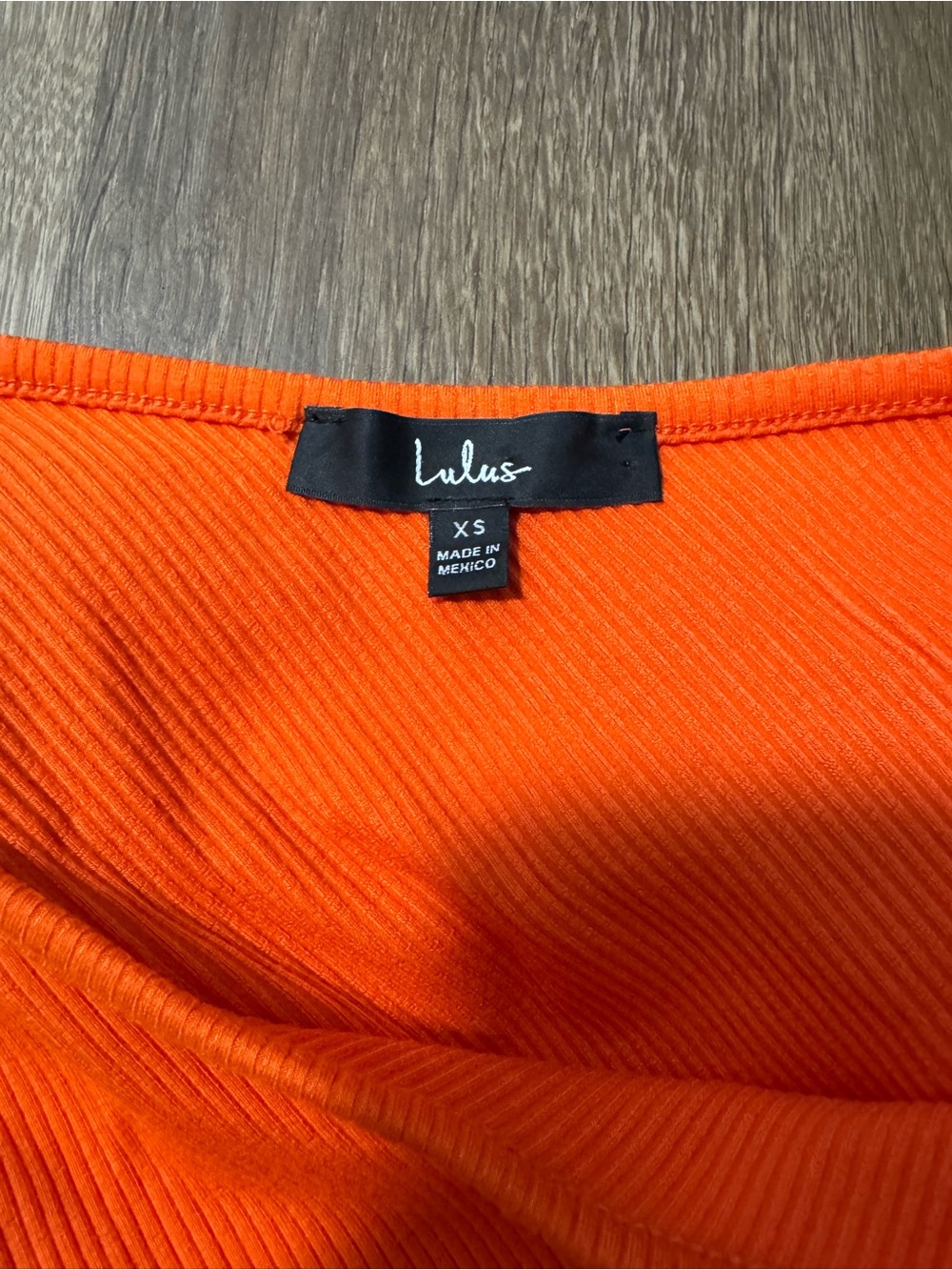 Lulus Spice Things Up Orange Ribbed One-Shoulder Cutout Midi Dress - Picture 5 of 6
